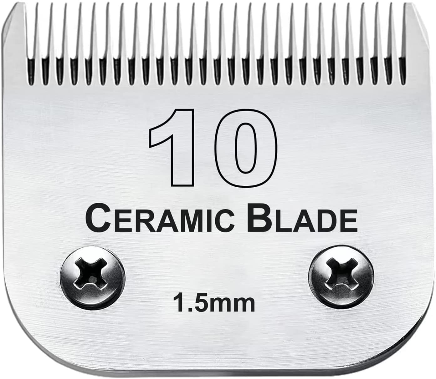 #10 Blade Dog Grooming Replacement Blade Compatible with Andis Clippers Carbon Infused Steel Detachable Ceramic Sharp Edge Also Compatible with Wahl/Oster Dog Clippers
