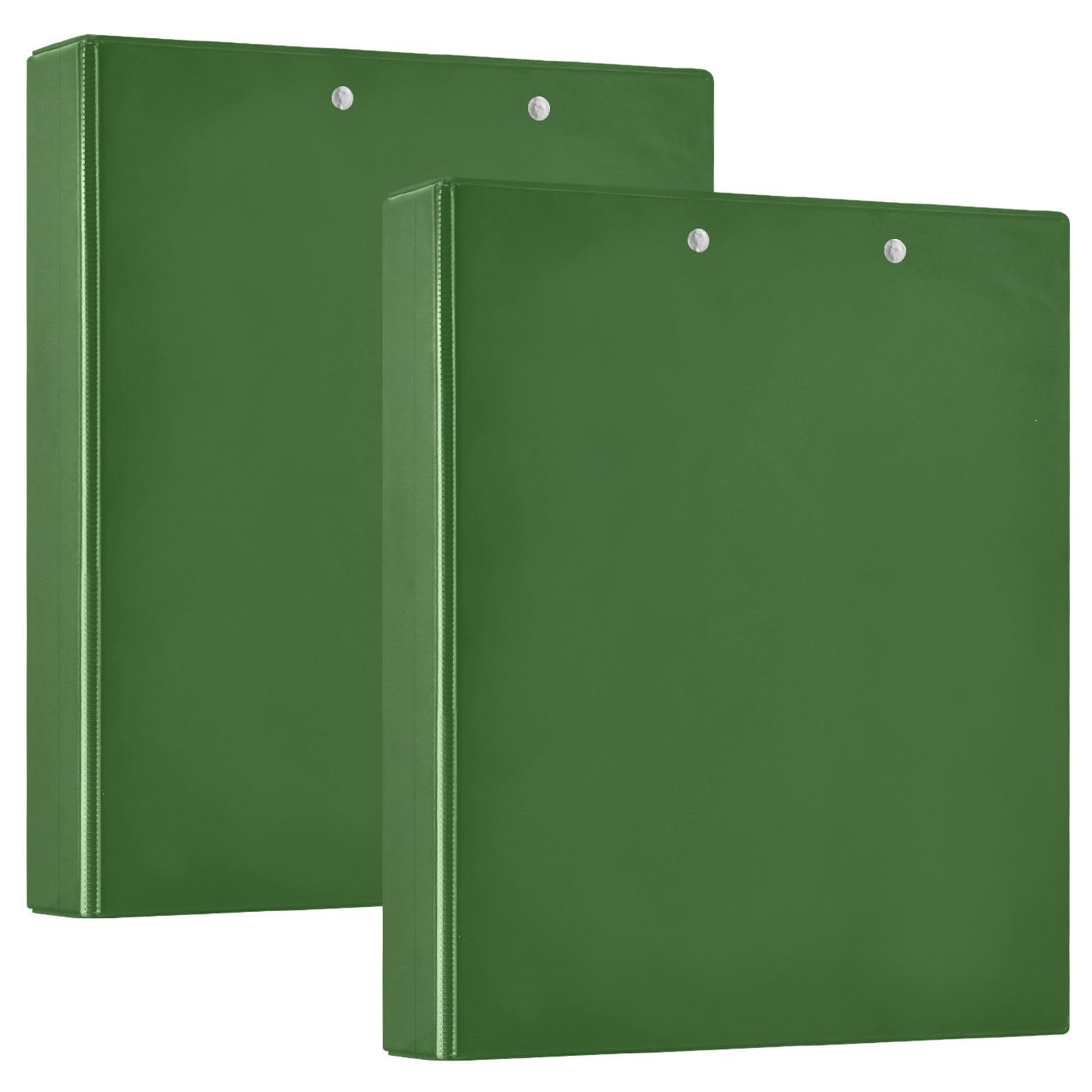 Raccoglitore a tre anelli stampato, raccoglitore ad anelli a D con tasche, raccoglitore decorativo per scuola, università o ufficio, verde cactus, taglia unica 2