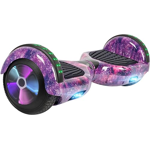 FLYING-ANT Hoverboard, 6.5 Inch Self Balancing Hoverboards with Bluetooth and Flashing LED Lights, Hover Board for Kids Teenagers