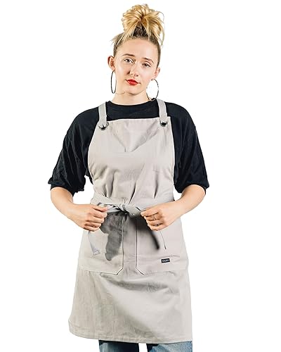 Caldo Crossback Kitchen Apron for Cooking- Mens and Womens Professional