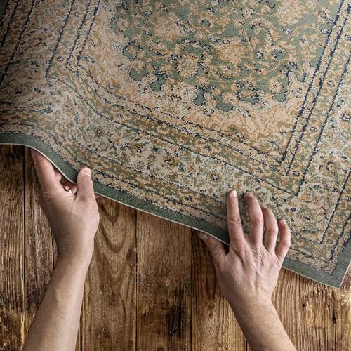Tapis d'extérieur 150x225 cm imperméable en PVC classique pour terrasse