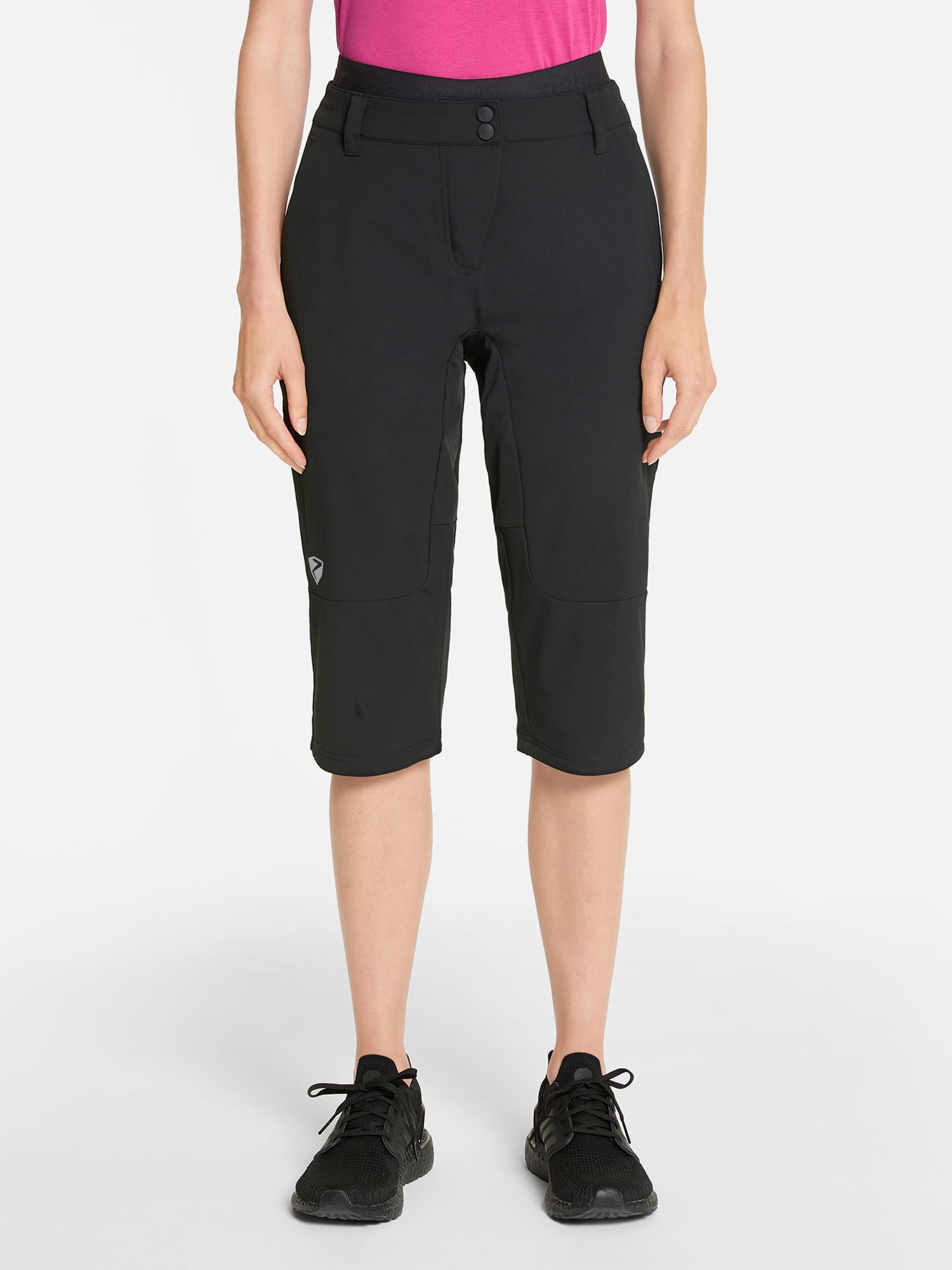 Ziener NESTLA X-Function Short de Cyclisme pour Femme avec Short intérieur, pour VTT, extérieur, Loisirs, Respirant, séchage Rapide, rembourré, Noir, Taille 34