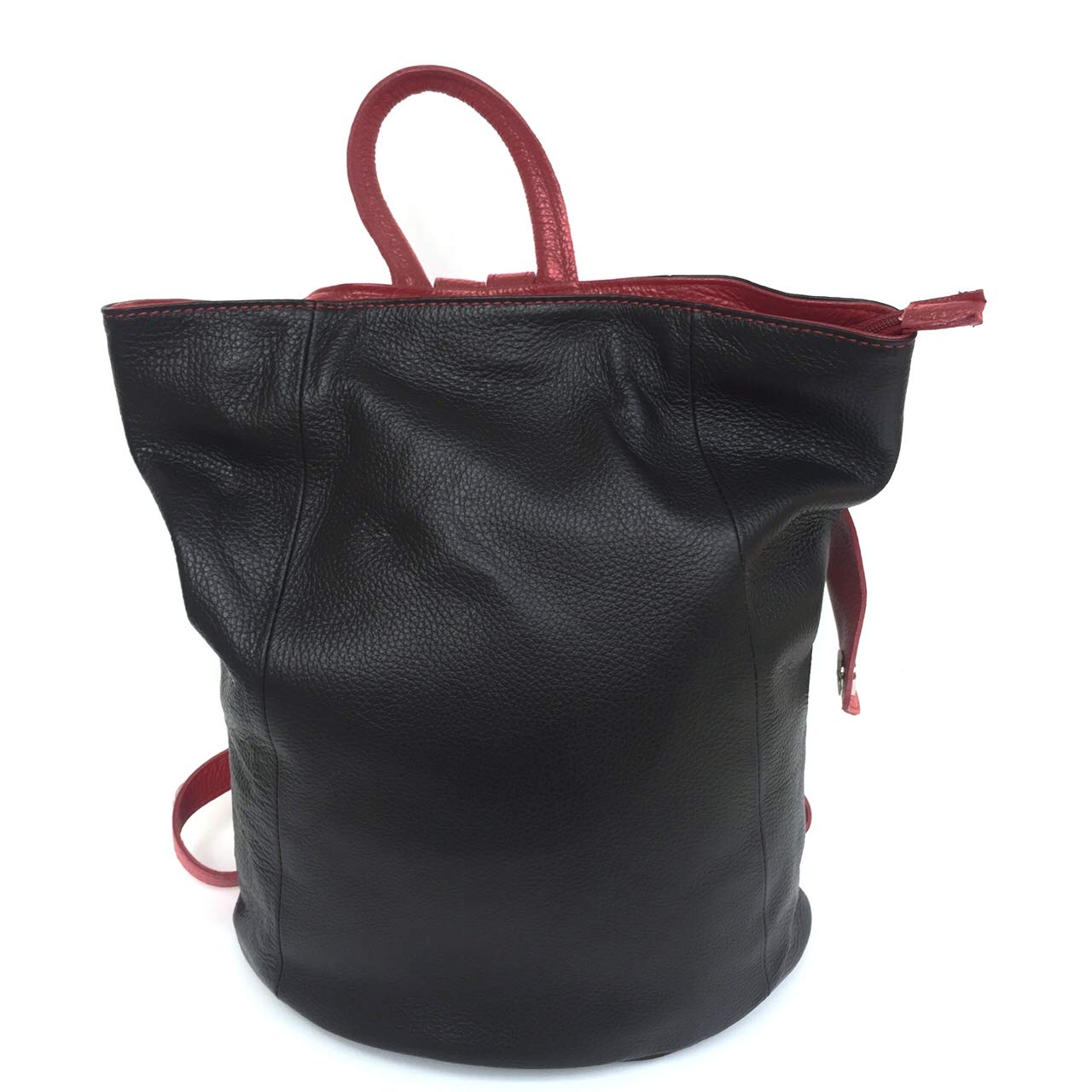 Zaino Donna Daypack Vera Pelle Martellata Cinghie Regolabili modello SIRACUSA DO Made In Italy