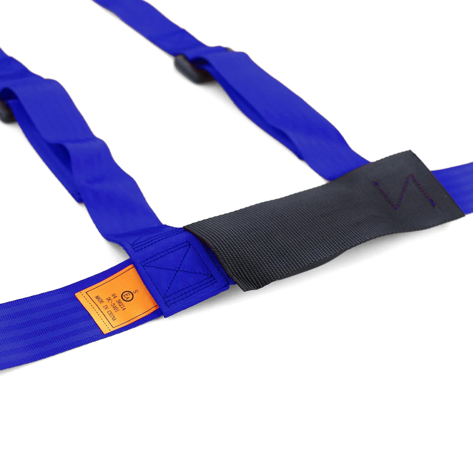 Tenzo-R Sport Hosenträger Gurt Sicherheitsgurt 3 Punkt Blau mit E Zeichen