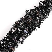 Vista 31 de Cuentas sueltas de piedra natural de grava de jade amarillo de 0.236-0.315 pulgadas, chips de piedras preciosas para hacer joyas, forma libre, 34