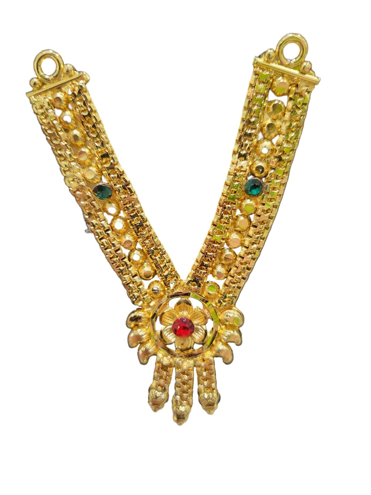 Golden Necklace for laddo Gopal/Thakurji/Krishna/lala/MATA Rani/Deviji/Durga MATA/laxmi MATA