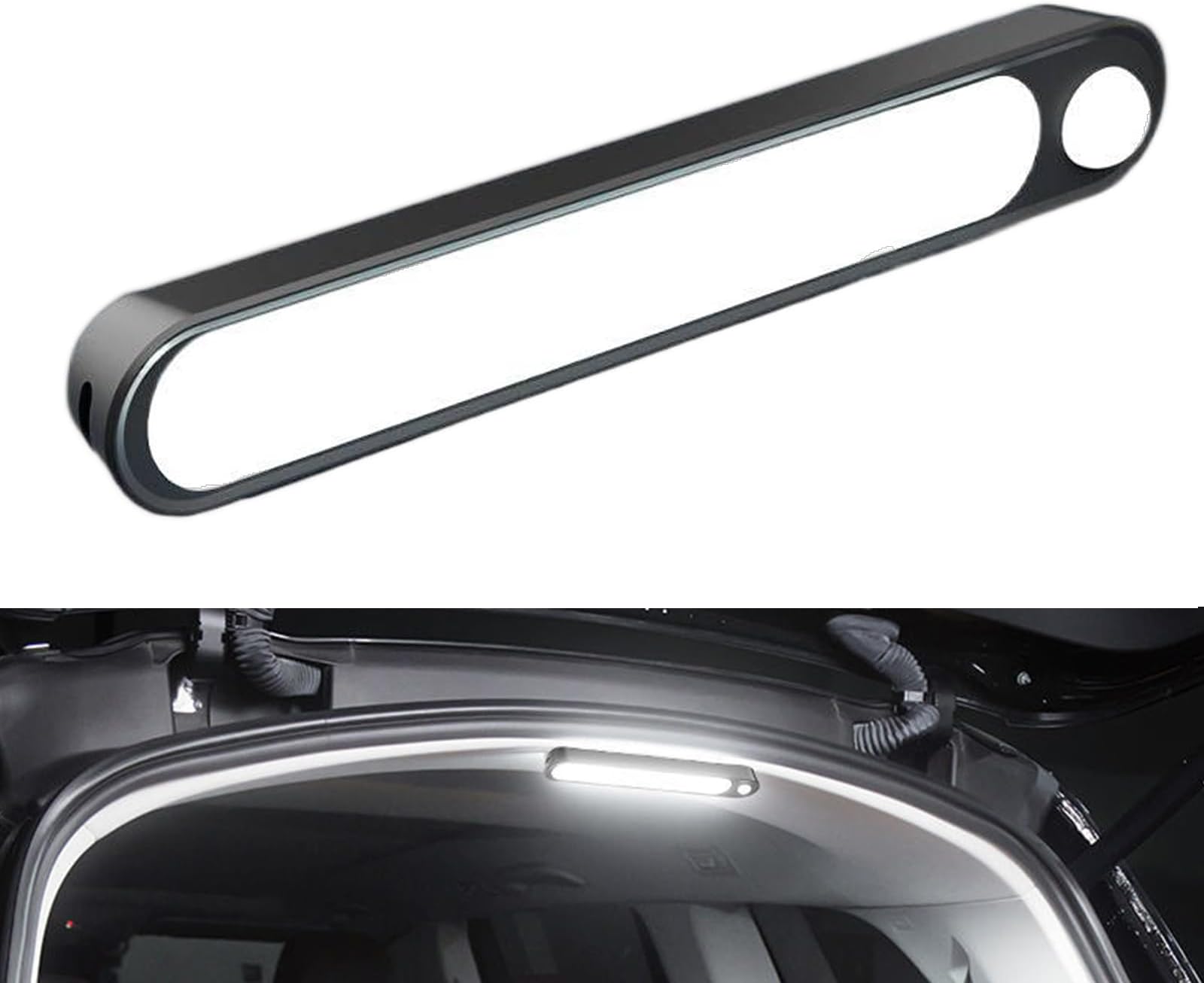 Car Trunk Automatic Sensor Light for Chevrolet Aveo Sonic Aveo BoltImpala, Car Trunk Led Light, Auto Ceiling Roof Lights, Magnetic USB Rechargeable, Portable Three Modes, White