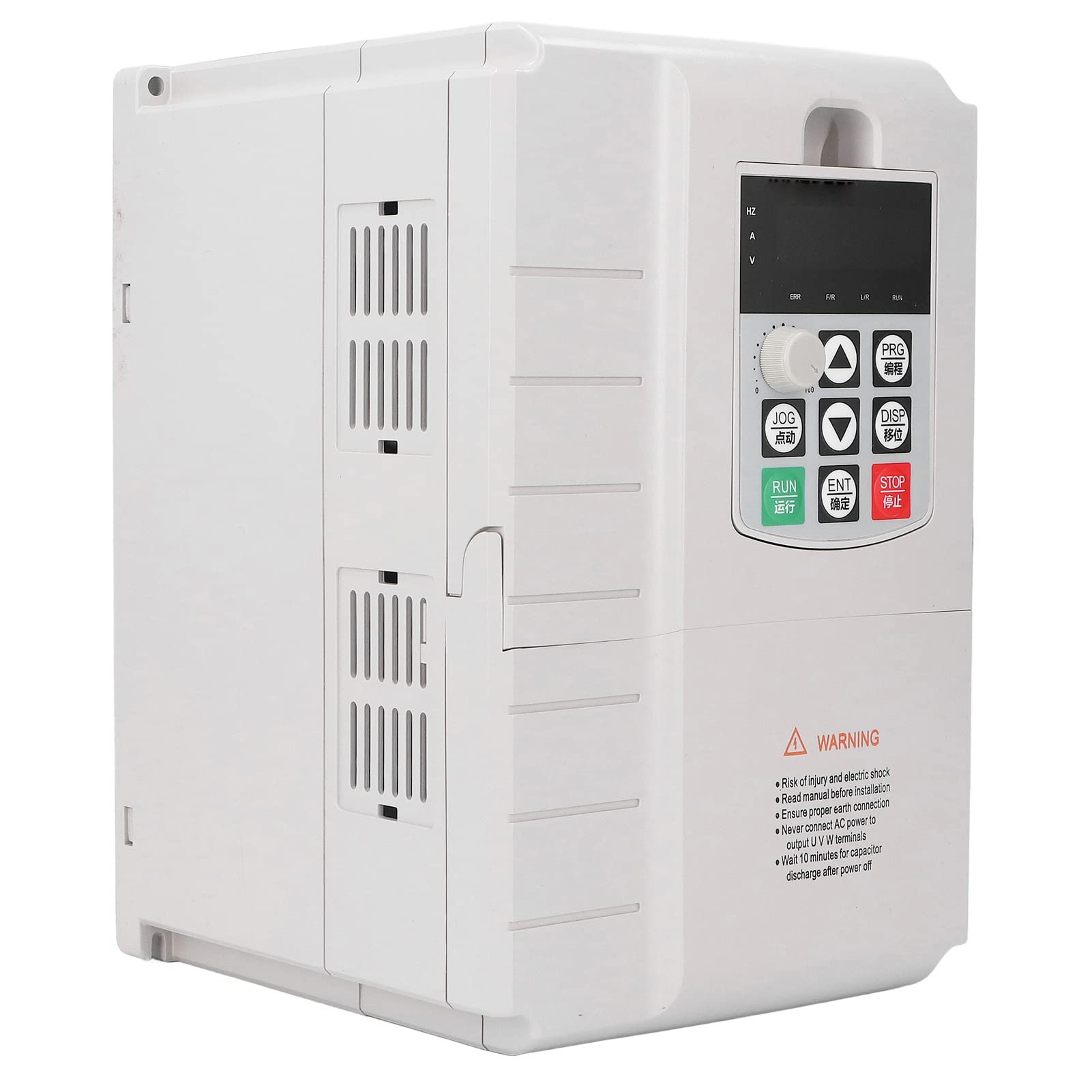Universal AT903-5.5KW VFD de entrada trifásica de 380 V, salida de 0-380 V Unidad de frecuencia variable ajustable para control de velocidad de motor industrial, convertidor de unidad CNC con cable de