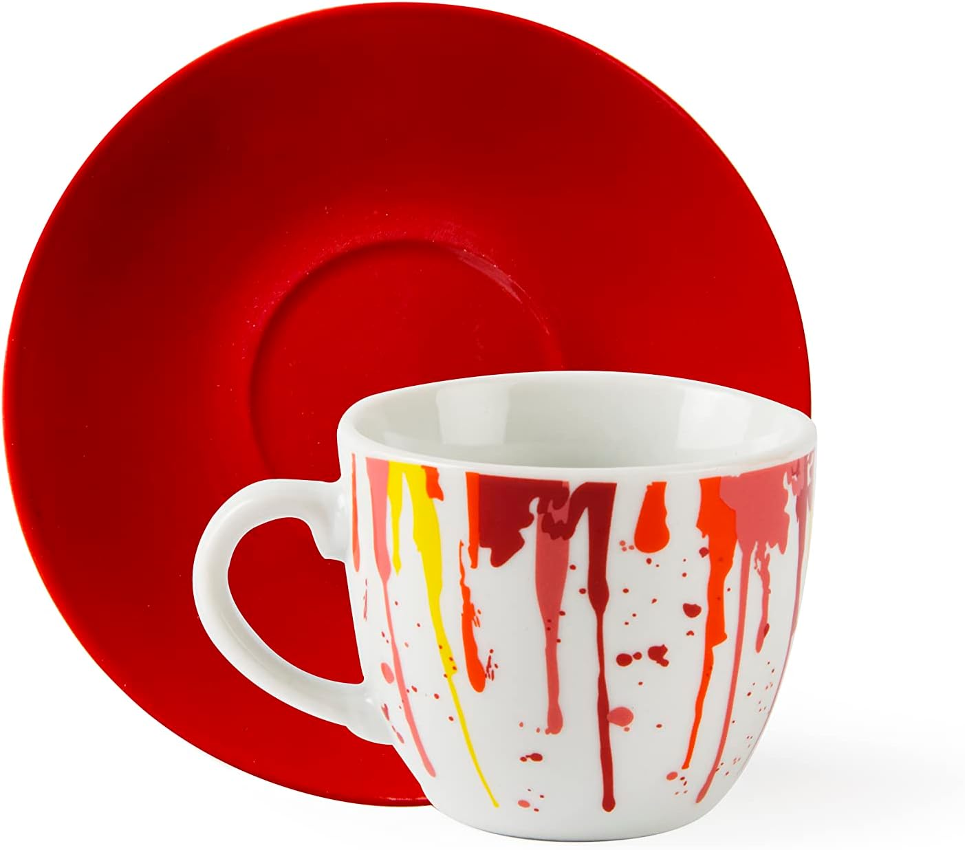 Excelsa Dripping Set of 6 Coffee Cups, Porcelain
