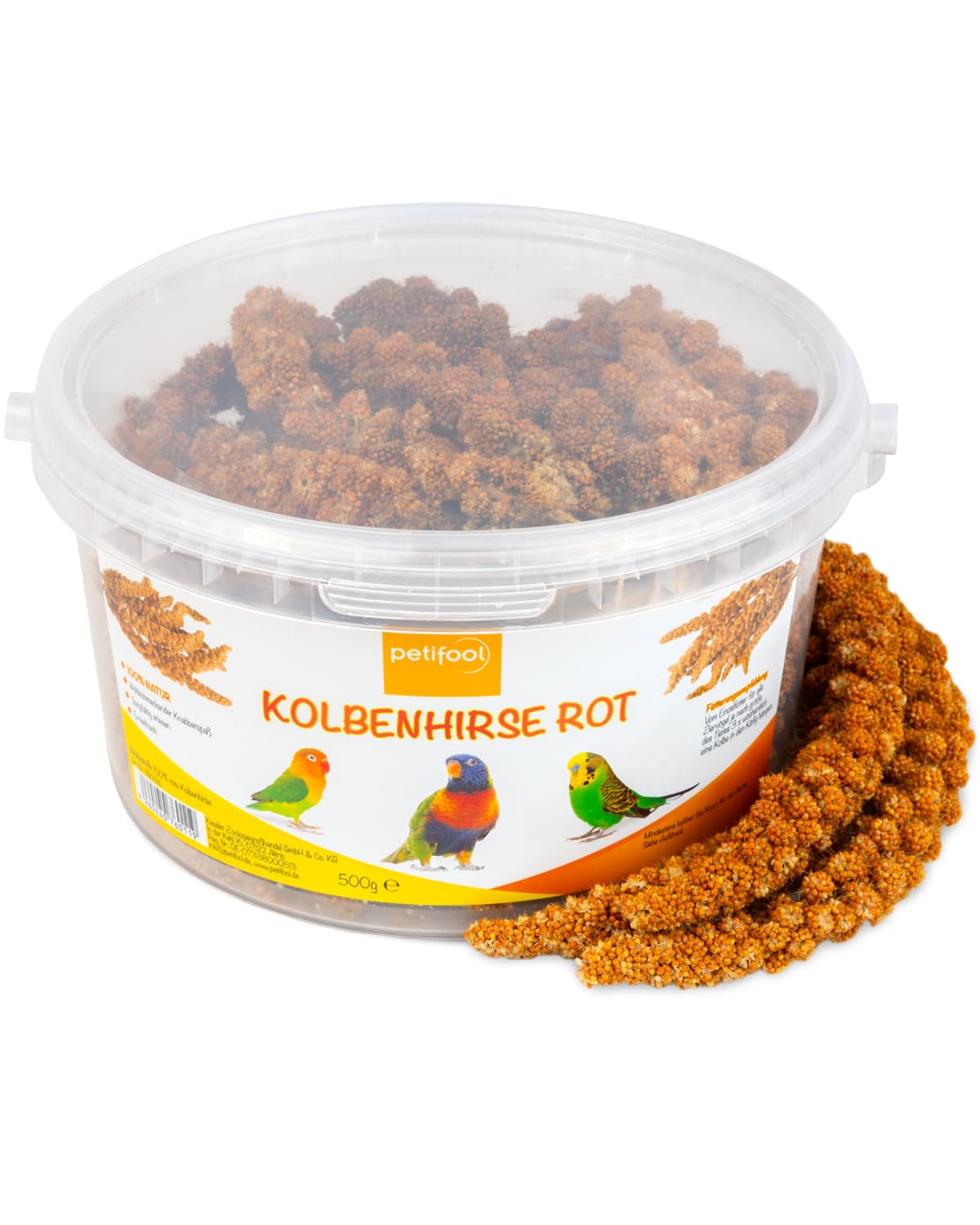 petifool Kolbenhirse rot 500 g