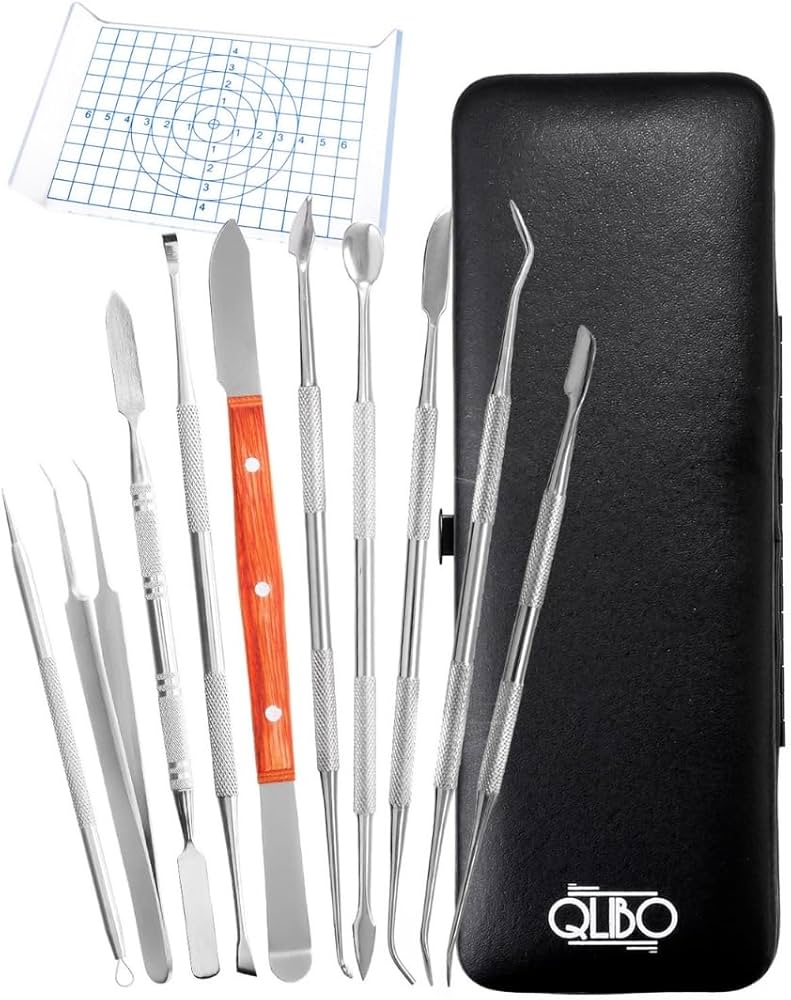 Amazon | QLIBO スパチュラ セット 造形 粘土細工 ステンレス製 ヘラ