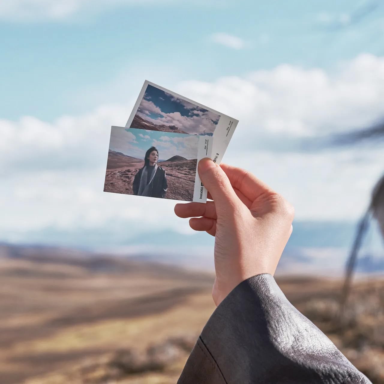 Insta360 Lot de 2 Paquets de 10 Feuilles de Papier Photo instantané pour imprimante Ace Pro 2 et Pocket 20 Photos avec Ruban