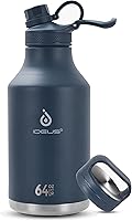 Vista 61 de Botella de agua aislada Ideus 12oz, botella de agua aislada de acero inoxidable para la escuela, botellas aisladas con popotes a prueba de fugas