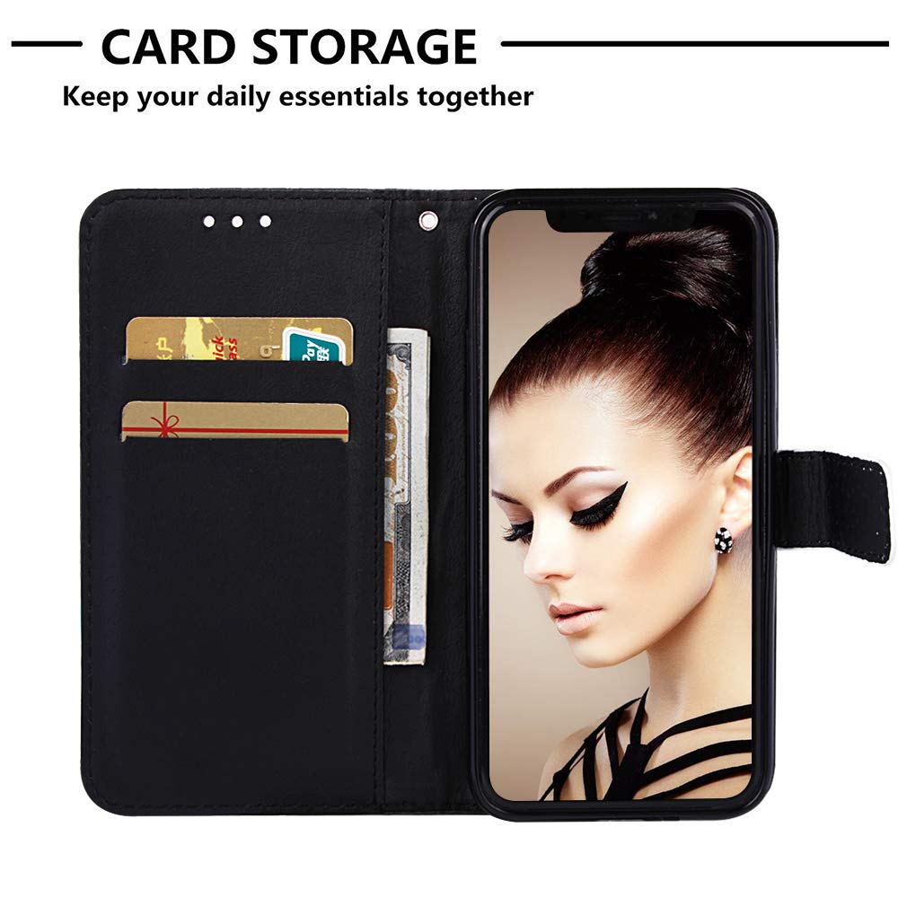 Custodia A Portafoglio In Pelle Vintage Per IPhone XS Max – 3 Slot Carte, Cavalletto E Chiusura Magnetica