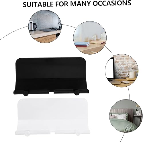 Miniatura 2 de Mobestech Soporte adhesivo para teléfono, soporte de carga de teléfono, soporte para llaves montado en la pared, soporte de pared para tableta,