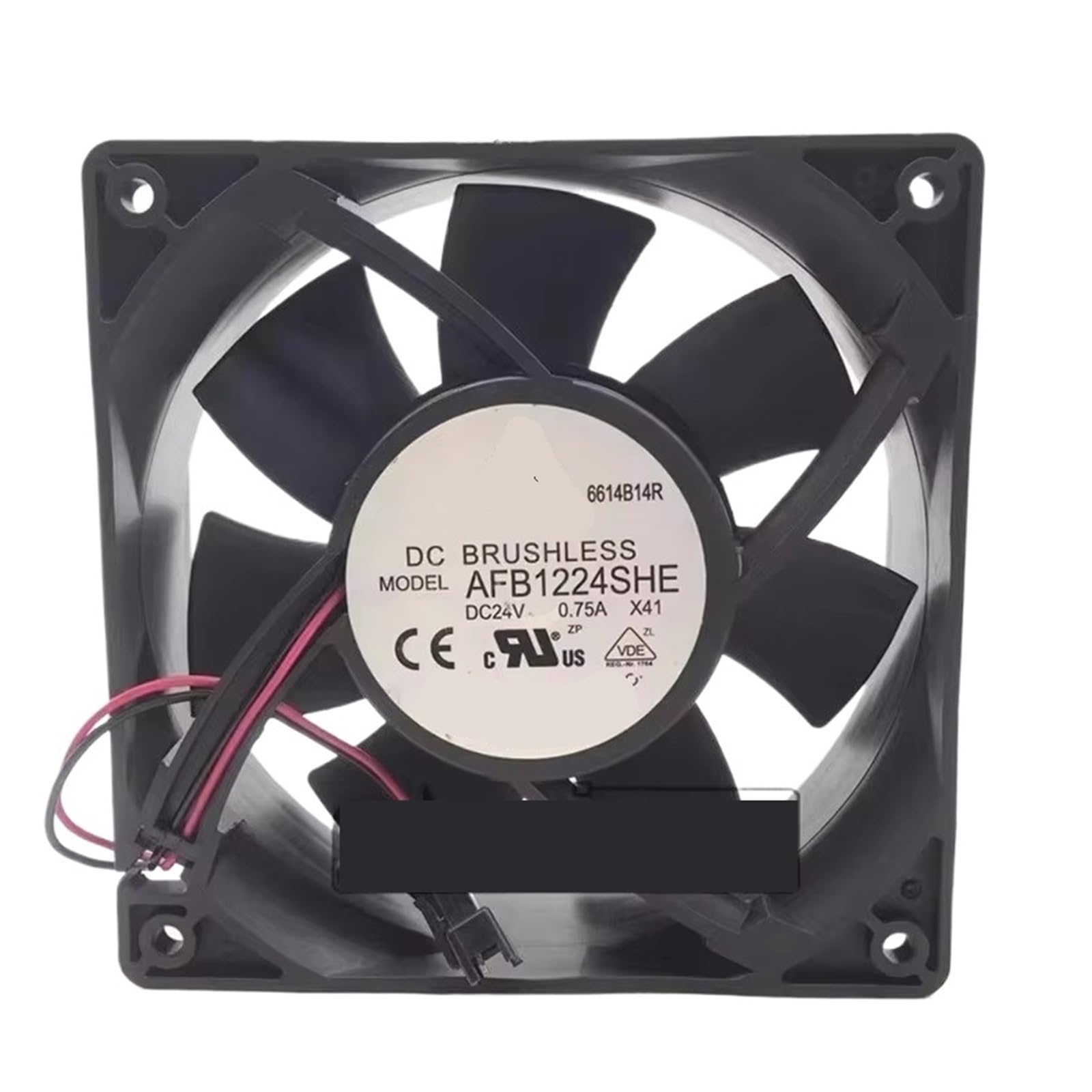 TPKMVGAP AFB1224SHE 120 * 120 * 38MM 24V 0.75A 12CM Cooling fan(2wire E1)