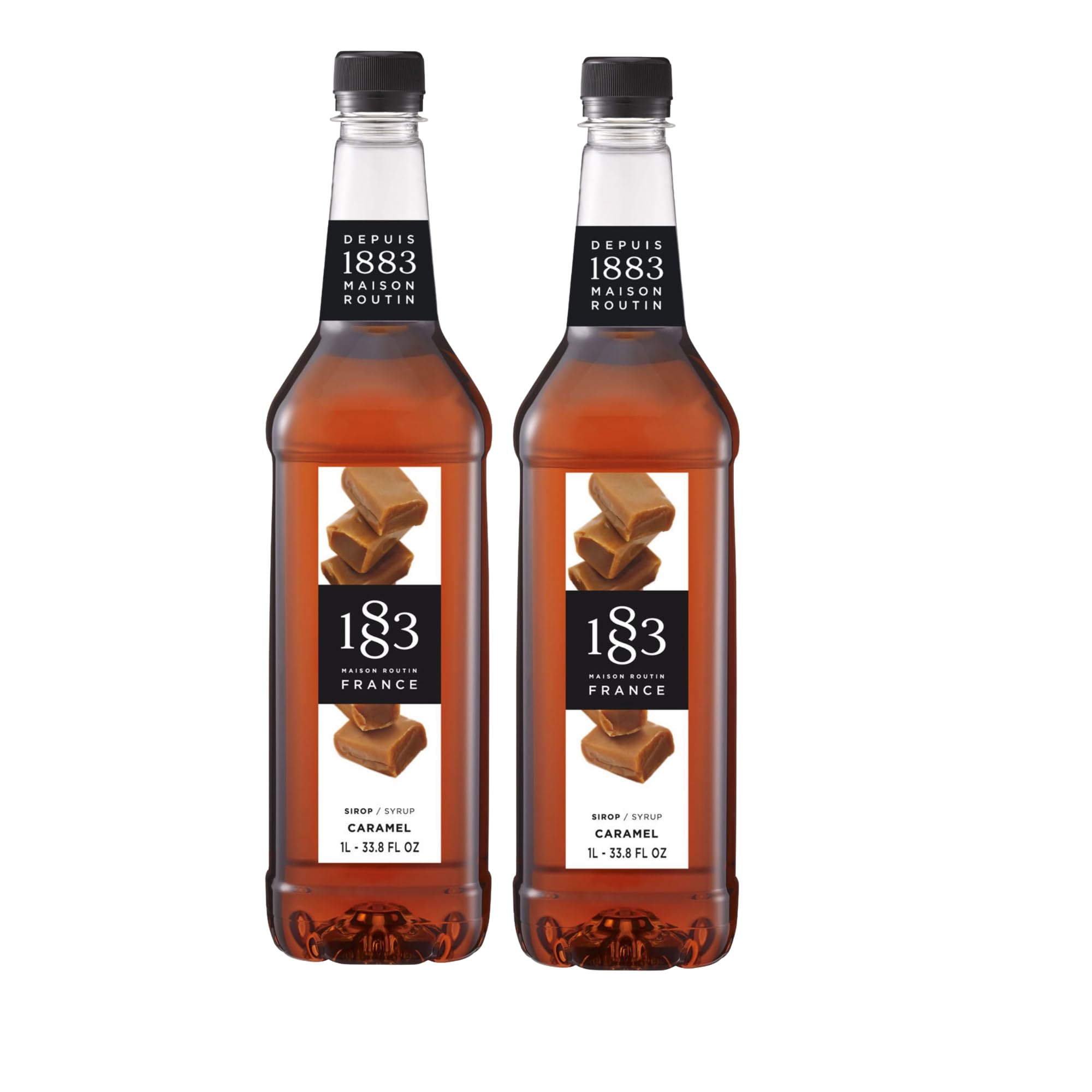 Amazon.com : 1883 Maison Routin Caramel Syrup, Intense Buttery and