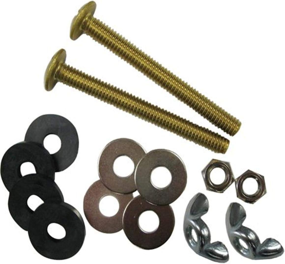 Kissler & Company Inc. 68-7121 Tank to Bowl Set, Solid Brass