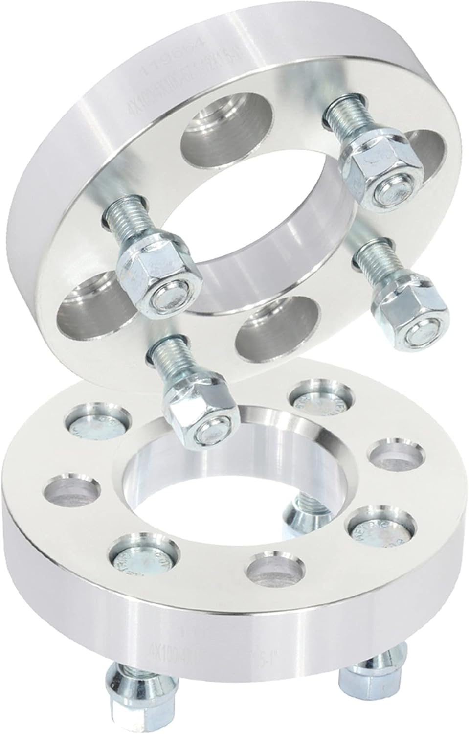AUTOMUTO 2set 4x100 1 inch Wheel Spacers adapters 4 Lug 4x100mm to 4x100mm 12x1.5 Studs 67.1mm Compatible with for Integra for Cobalt for Neon for Prelude