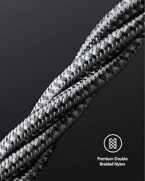 Anker USB C to USB C Charger Cable, 60W (3A) New Nylon (1ft/0.3m 2-Pack)