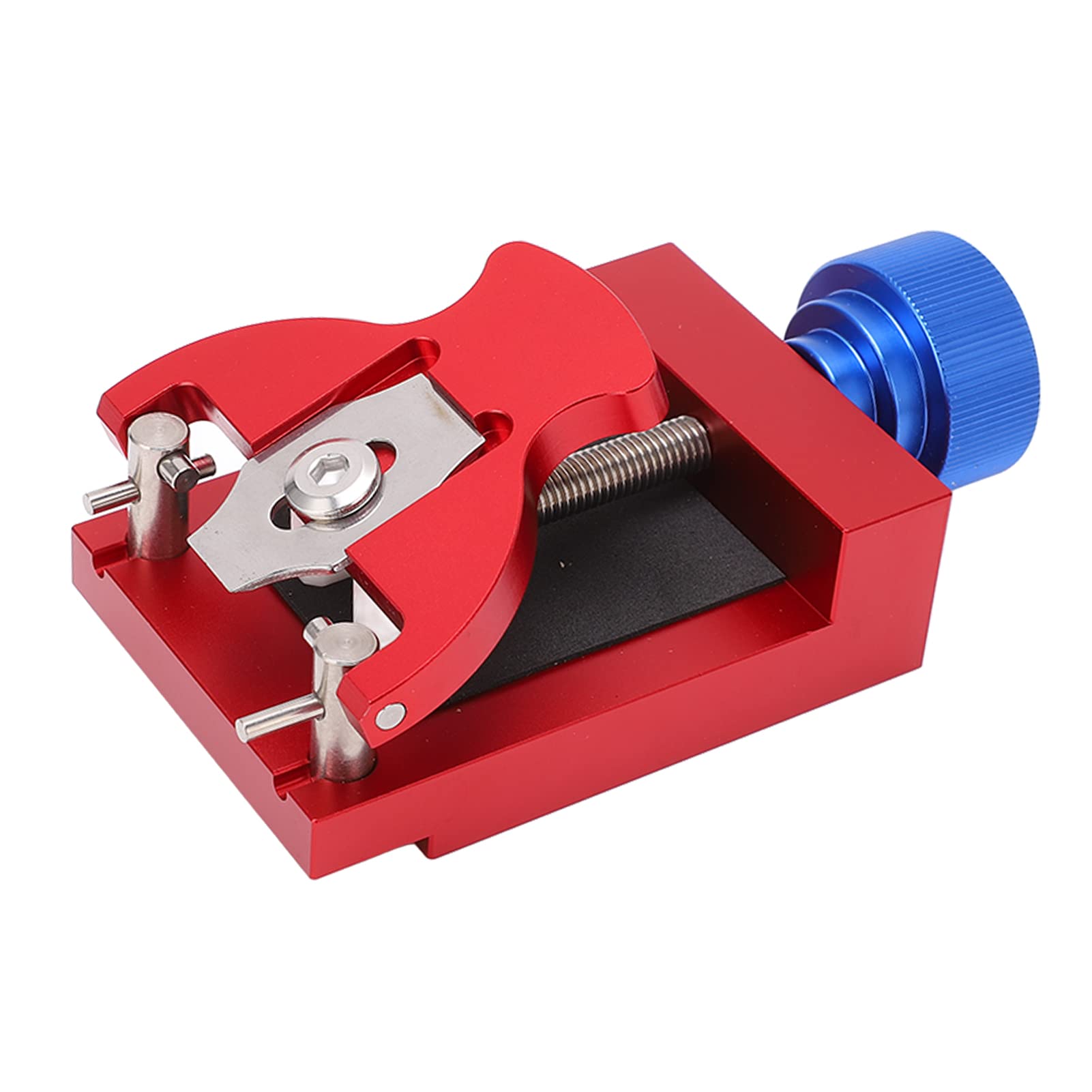 kit riparazione orologi Strumento Porta Orologio In Acciaio Inossidabile Con Cuscinetto In Gomma: Morsetto Per Versatile Per Orologiai E Appassionati Di Riparazioni attrezzi orologiaio