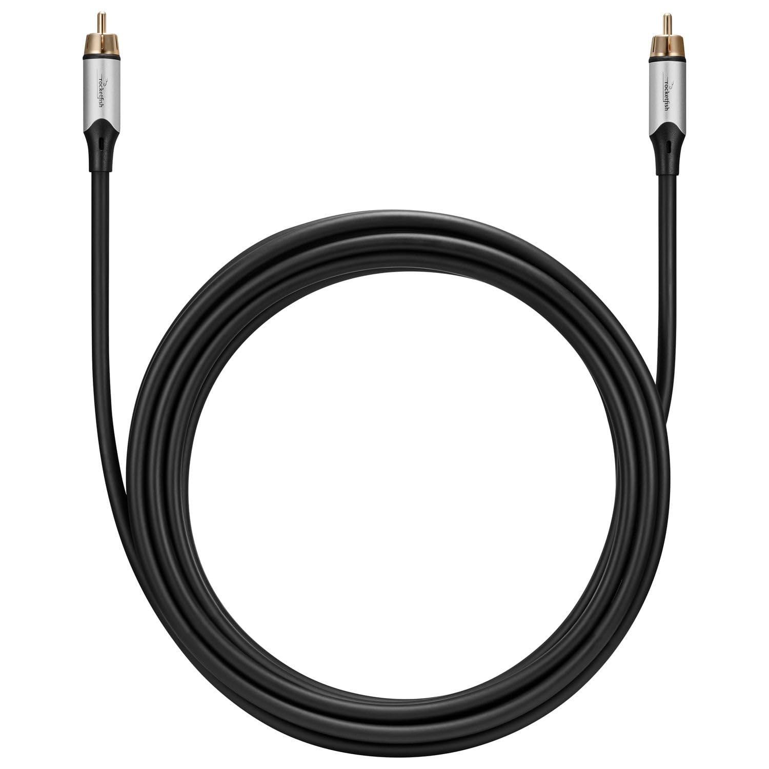 Rocketfish RG6 Coaxial Cables & 2-Way Splitter – High-Speed TV, Antenna, Modem & Cable Box Connectivity for Home Theater & Internet Setup (RCA Cable (15 ft))