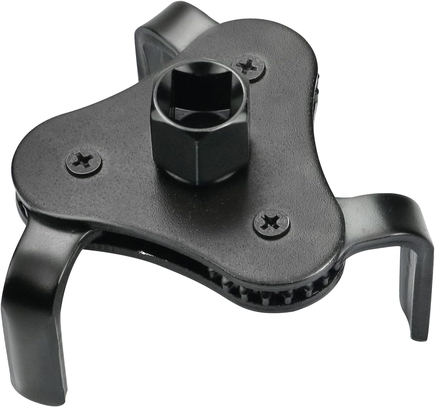 Bolaxin Universal Adjustable Oil Filter Wrenchs From 2-1/2" to 4.5" Wrench 3 Jaws Oil Filter Wrench Tool Set Remover Socket (Black)