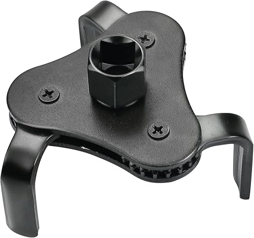 Miniatura 4 de Llave de filtro de aceite ajustable universal con 3 mandíbulas de 2-12 pulgadas a 4.5 pulgadas Kit de herramientas de llave de filtro de aceite