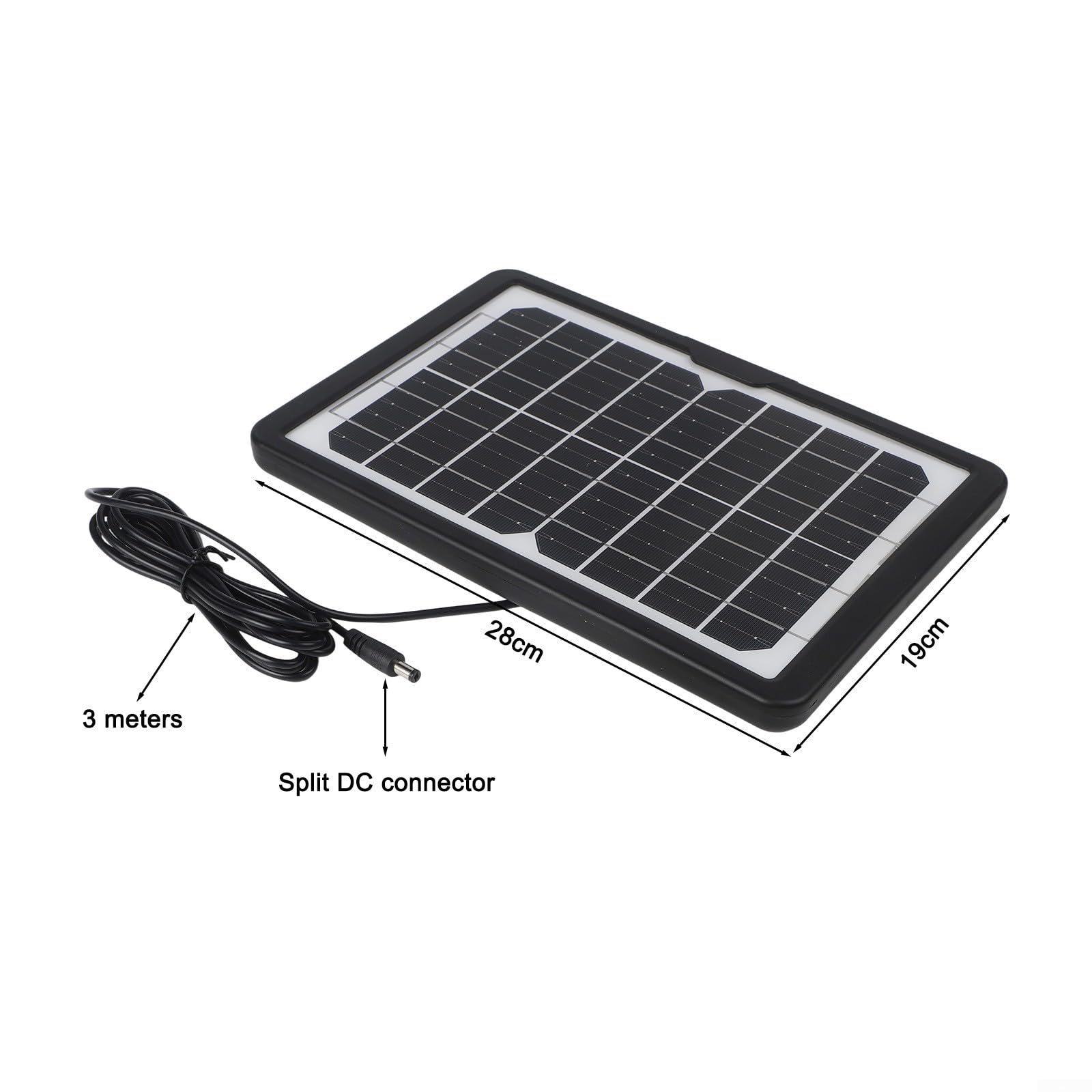 Kit de pompe à eau submersible à énergie solaire 6 W 9 V avec panneau réglable et support, débit de 240 l/h pour bassin, aquarium, rocaille, fontaine de jardin, extérieur