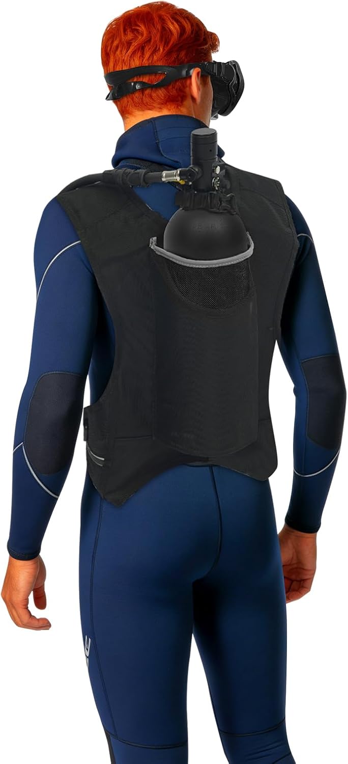 2L Scuba Tank Kit 3000PSI, Portable Underwater Diving Lung Tank with Backpack & Diving Mask, Recreational Shallow Water Diving Tank Kit for Snorkeling & Underwater Photography