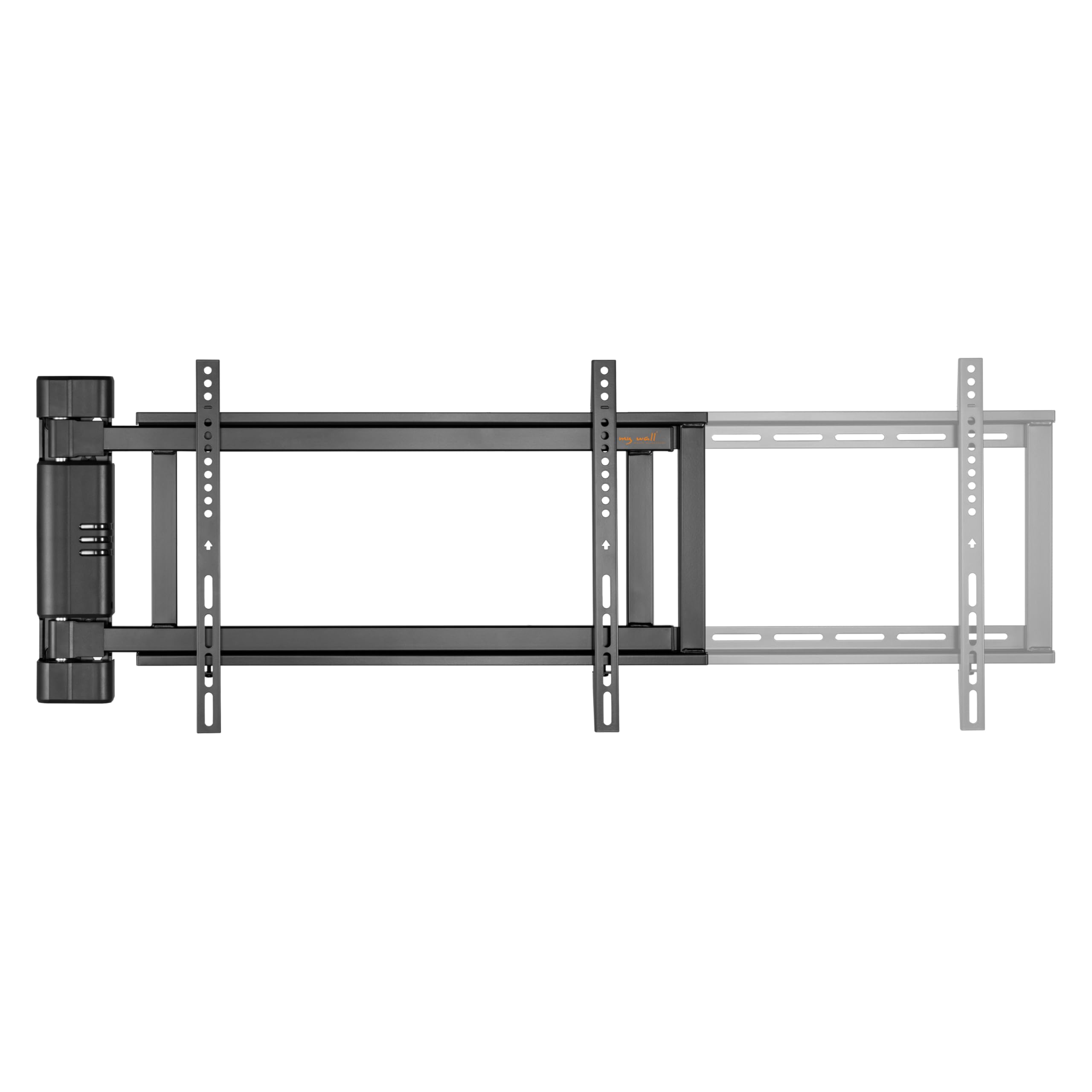 My Wall Soporte de Pared motorizado y Giratorio HP29-1L, Totalmente automático, orientable hasta 170°, VESA 200 x 200 – 600 x 400, soporta hasta 50 kg, Incluye Mando a Distancia RF con función de
