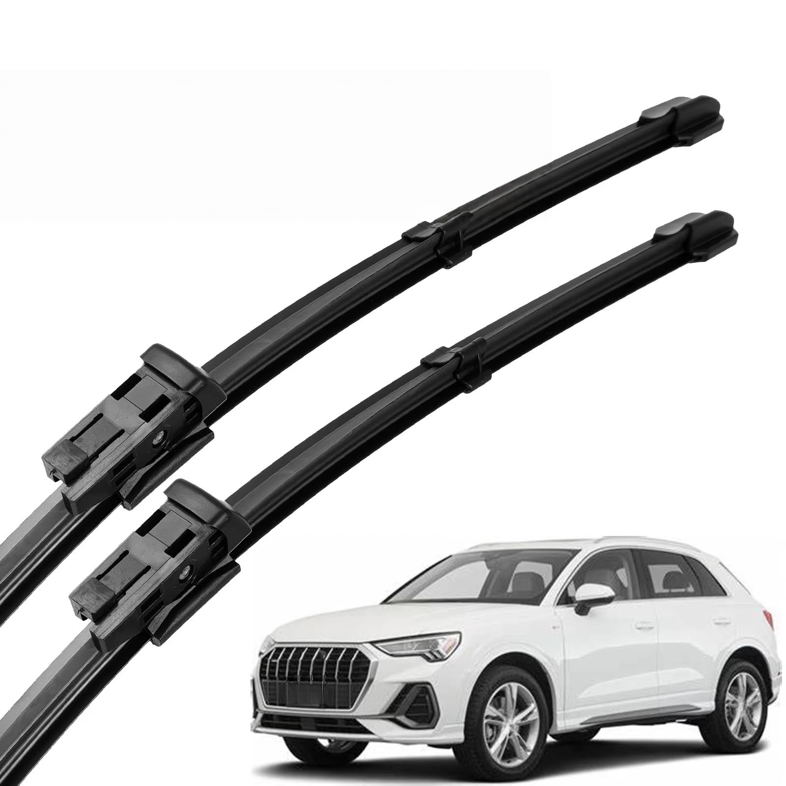 PAPEP Windscreen Wiper Blades for Audi Q3 MK2 2018-2024 24"+20", Front Replacement Wipers OEM Quality Water Repellent Rubber Automotive Windshield