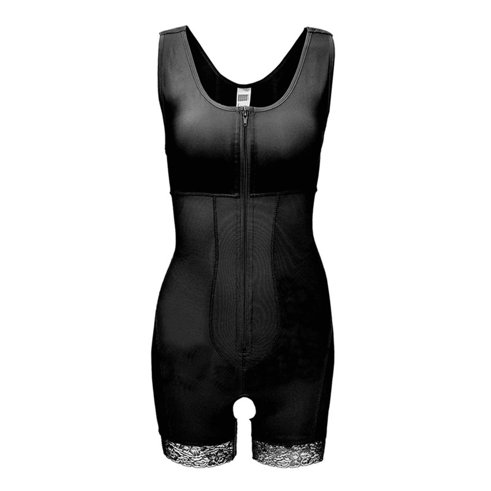 Faja Moldeadora de Cintura para Mujer, de compresión, Talla Grande (Negro, Talla 3XL)