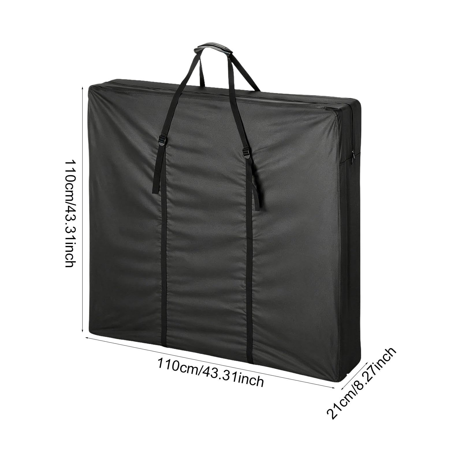 Funda para Mesa Plegable, Bolsa de Almacenamiento Impermeable Resistente