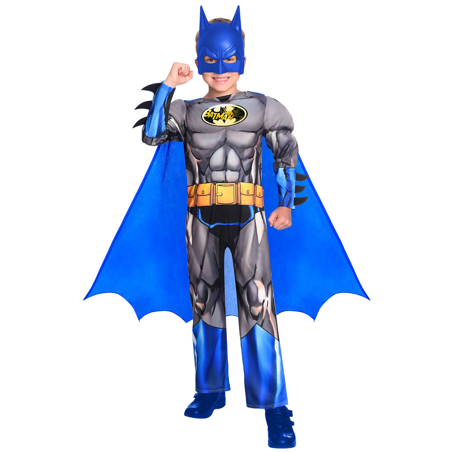 amscan Childs Boys Officially Licensed Batman Brave & Bold Superhero Fancy Dress Costume