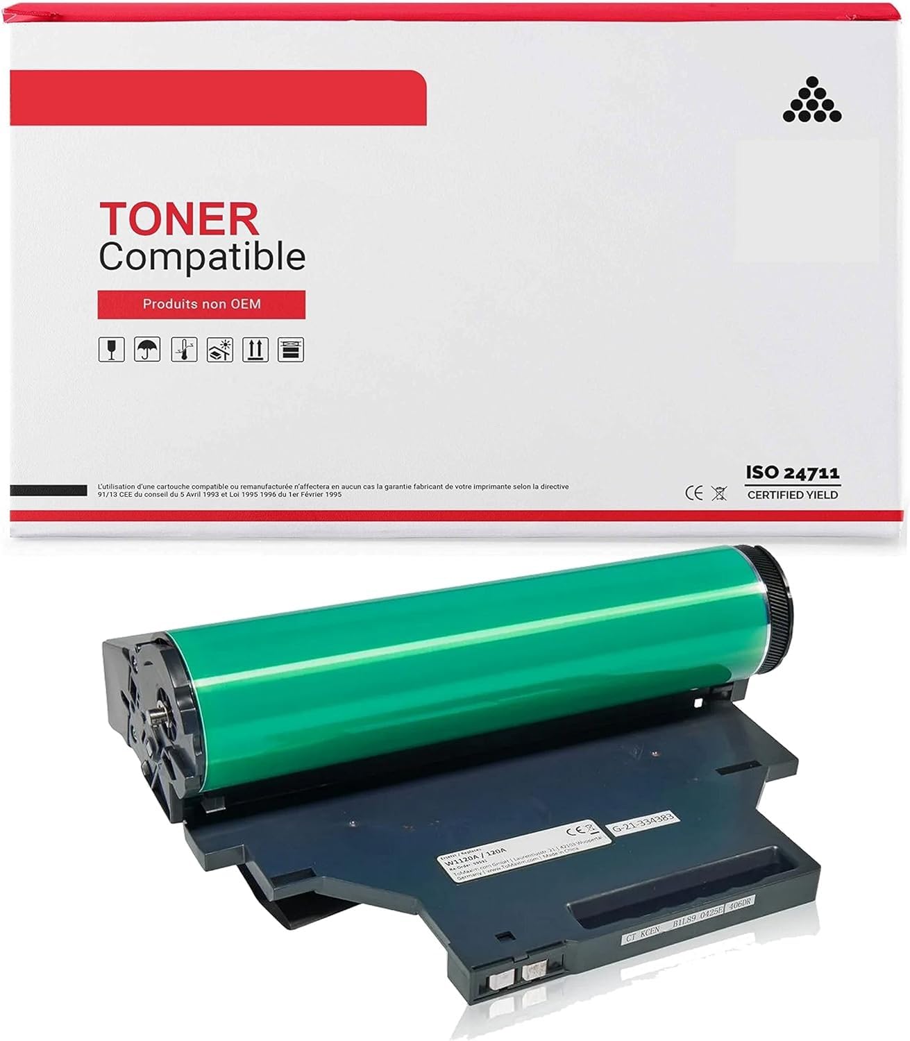 W1120A 120A Drum Image (Tambor de Imagen) Compatible con HP Color Laser MFP 178nwg 178nw 179fwg 179fnw, HP Color Laser 150a 150nw (Drum)