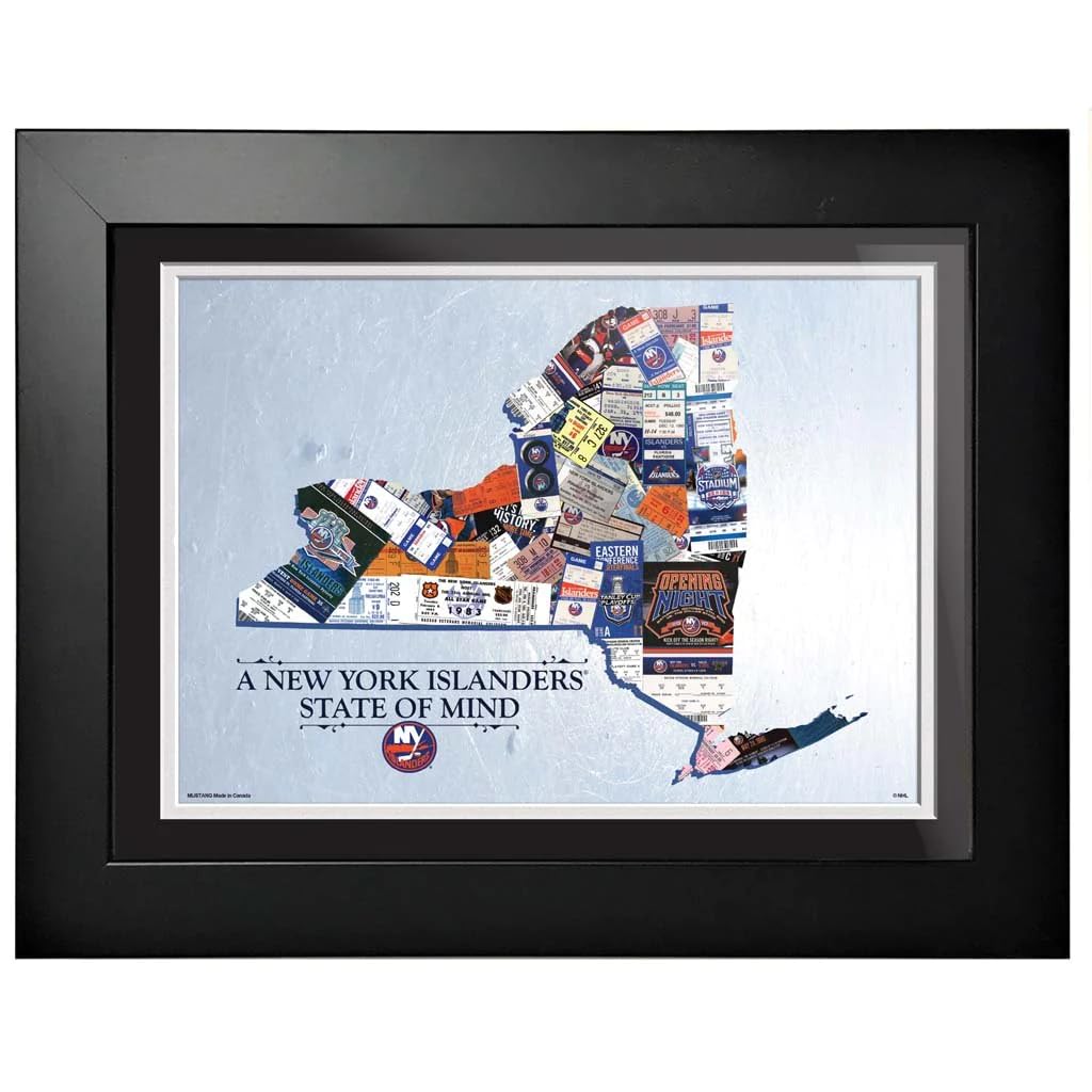 That's My Ticket New York Islanders State of Mind Framed Artwork