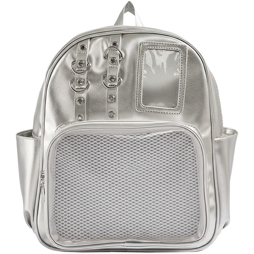 Sac à dos transparent Ita bag avec fenêtre pour épingles et mini pochette amovible