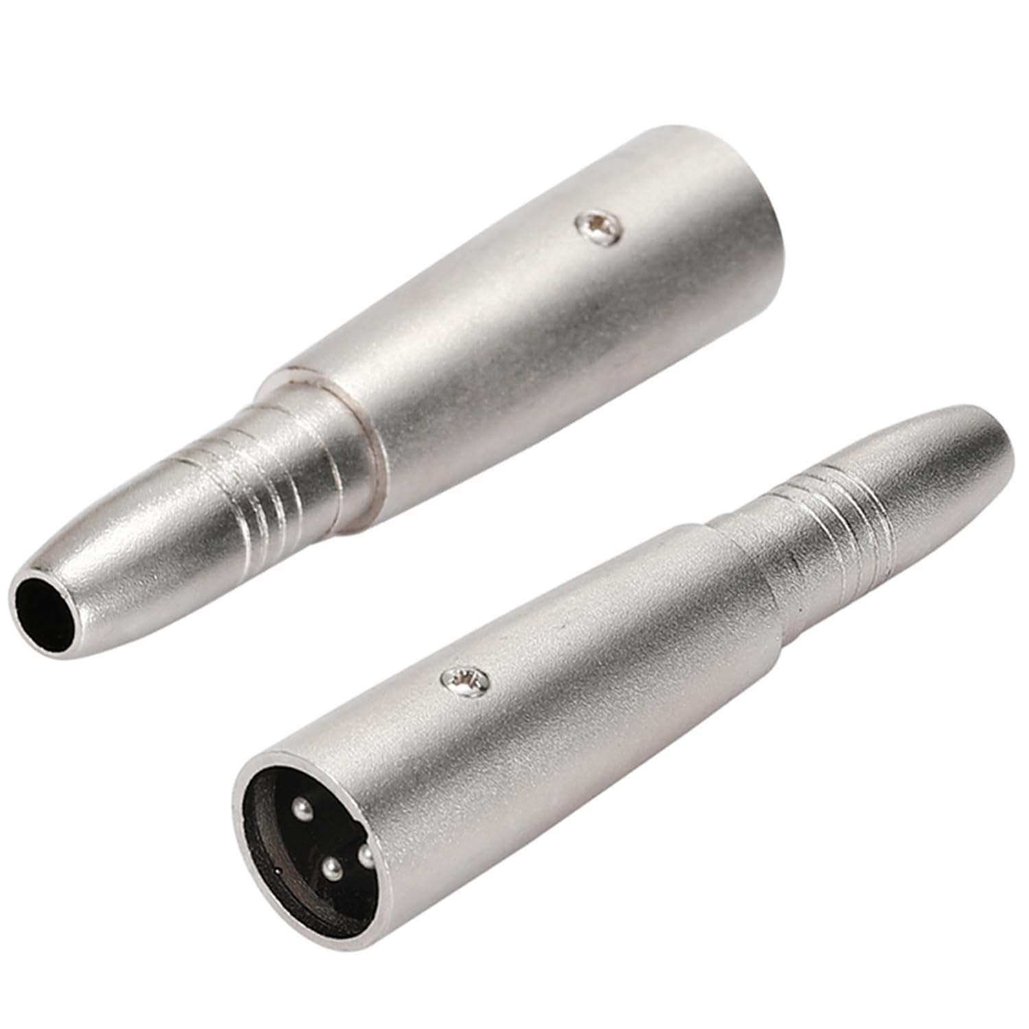 Greluma 1 pièce adaptateur XLR mâle vers femelle 6,35mm, prise XLR 3 broches vers connecteur audio prise 1/4",convertisseur TS/TRS vers prise XLR pour mixeurs,microphone,amplificateur
