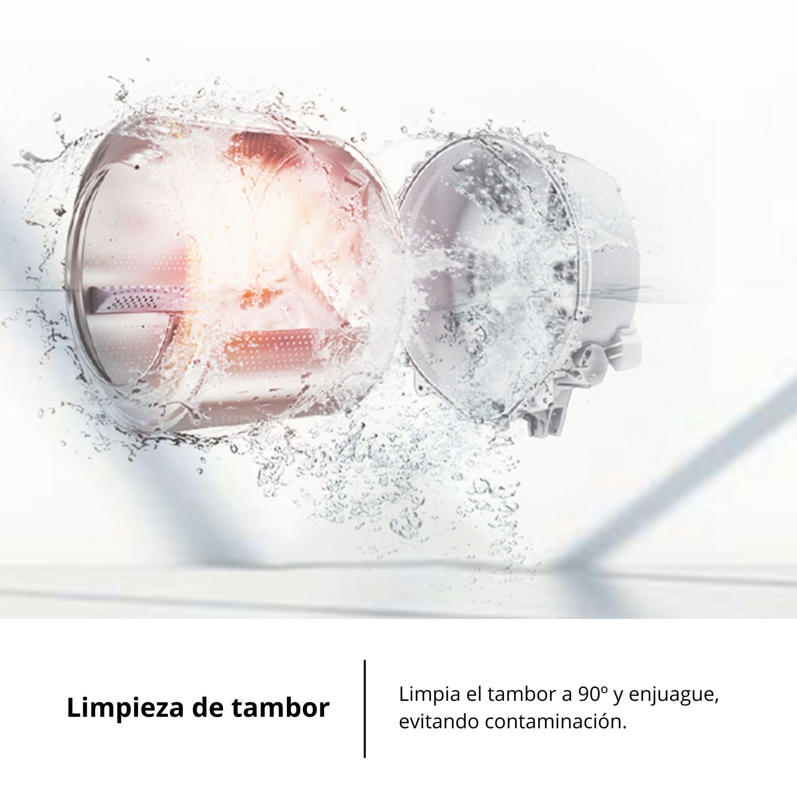 Corberó - Lavadora Carga Superior 6.5kg| CLACSM6524 | 1200 RPM | 16 Programas, Función Vapor, ECO, limpieza tambor| Inicio Diferido| Lavado Rápido | Planchado Fácil | Indicadores LED | Blanco — view 8