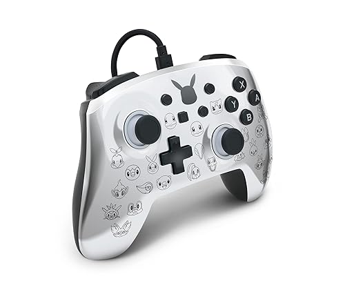 Miniatura 2 de PowerA Enhanced Wired Controller for Nintendo Switch - Pikachu Black & Silver
