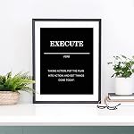 Inspirational Wall Art, Motivational Wall Art, Positive Quotes & Sayings Posters, Inspirational Wall Decor for Bedroom Living Room,Decoration Office Wall Decor(Set of 6,8x10in, Unframed) 1