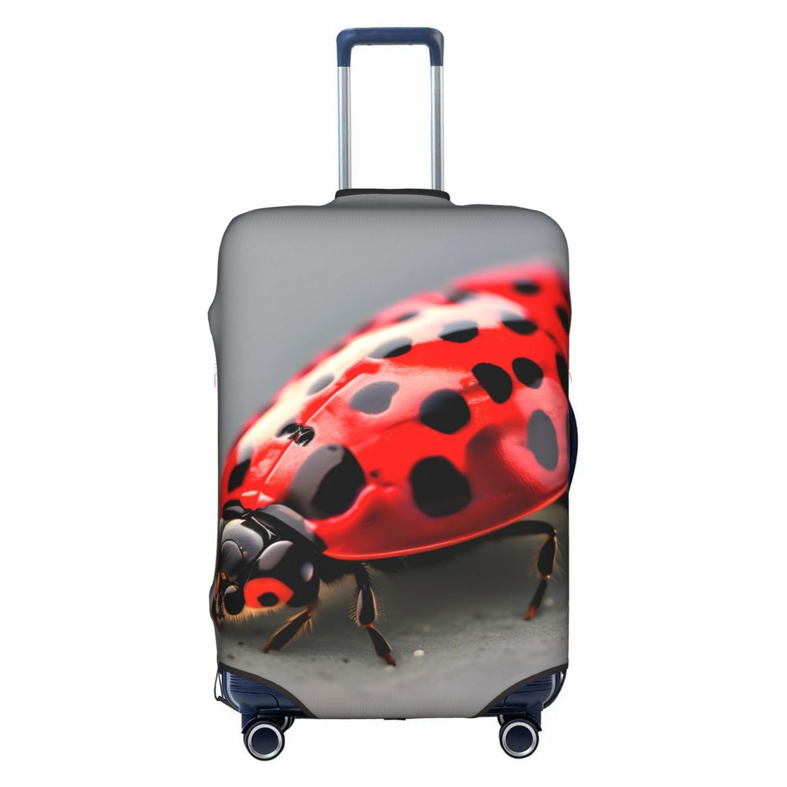 Housse de valise rouge coccinelle pour protéger vos bagages des rayures en soute