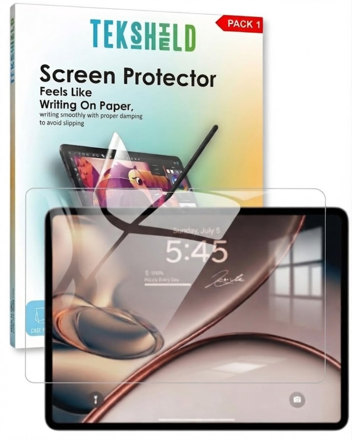 Matte Screen Protector for OnePlus Pad 4 13.2 inch, Premium Matte Tempered Glass Screen Protector, 9H Hardness, 1 Pack-image-15