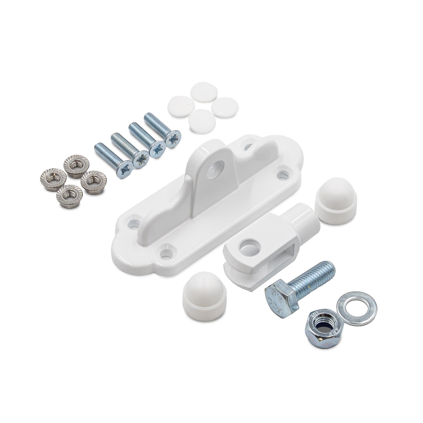 TruMAX Conservatory Tie Bar Lug & Clevis Roof Support Brackets - White
