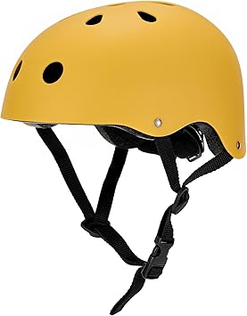 Amazon Cddu 自転車 ヘルメット 子供用 超軽量 小学生 ヘルメット こども スキー ヘルメット キッズ スケートボード 幼児 ヘルメット S 頭囲 50cm 58cm M 頭囲 52cm 60cm インナーパッド付き Yilang ヘルメット