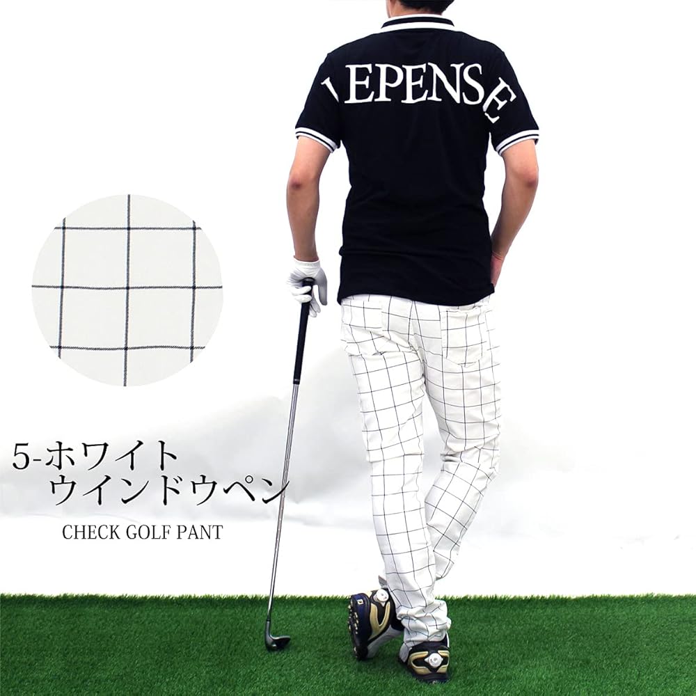 Amazon | [エムシー] ゴルフパンツ メンズ ゴルフウェア