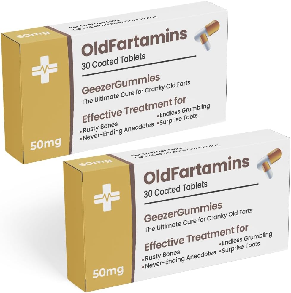 Hilarious Candy Pill Box Prank, Funny Gifts for Men, 30th 40th 50th 60th 70th Birthday Presents for Him or Her, Novelty Joke, Dad Birthday Surprise for Boyfriend, Secret Santa (2x Anti-A)