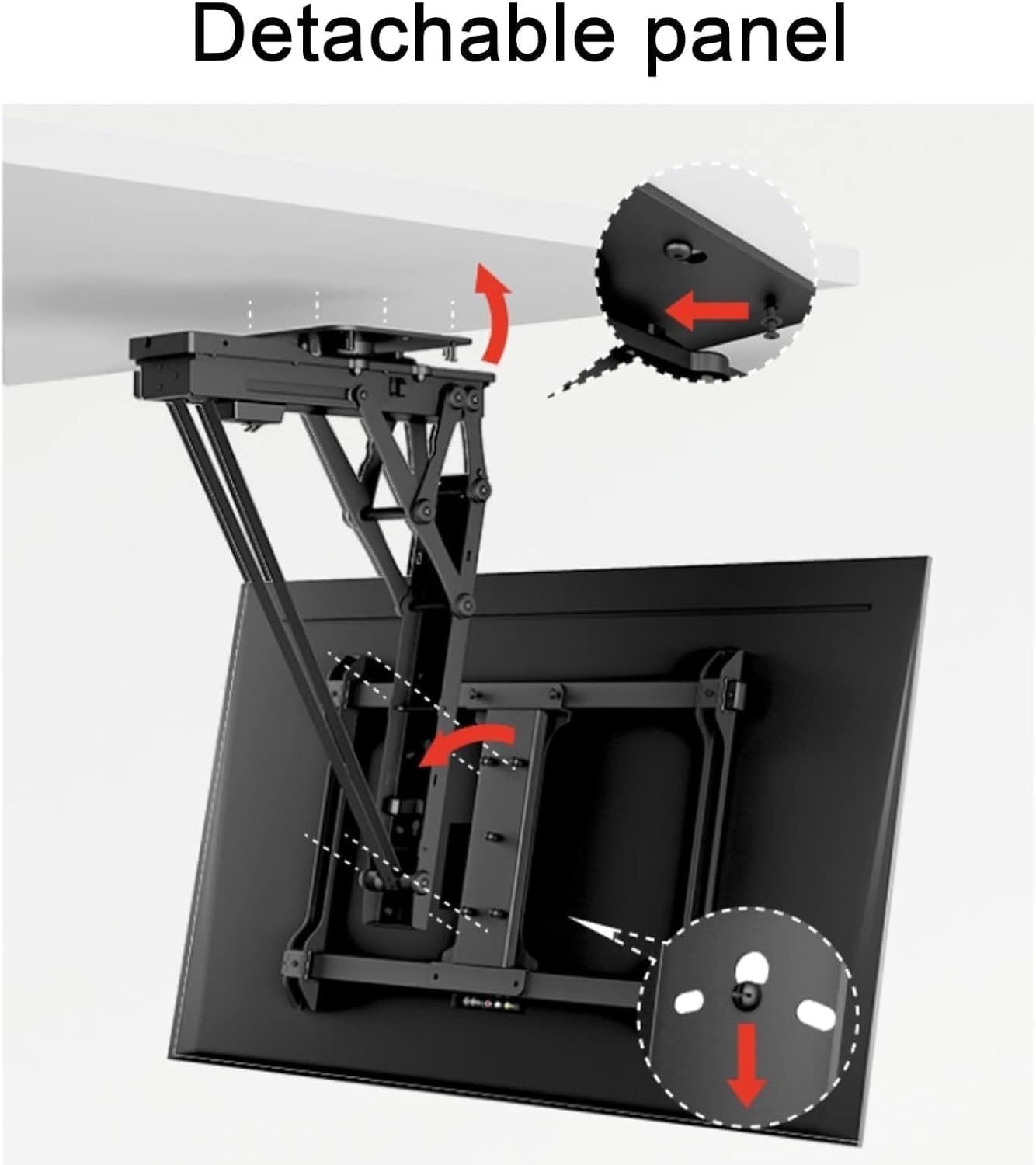 tv mounting Bracket Adjustable Ceiling TV Mount Bracket, Motorized TV Bracket, TV Wall Brackets and Tilt Mount Brackets Fits 32-75 Inch TVs tv Stand Mount