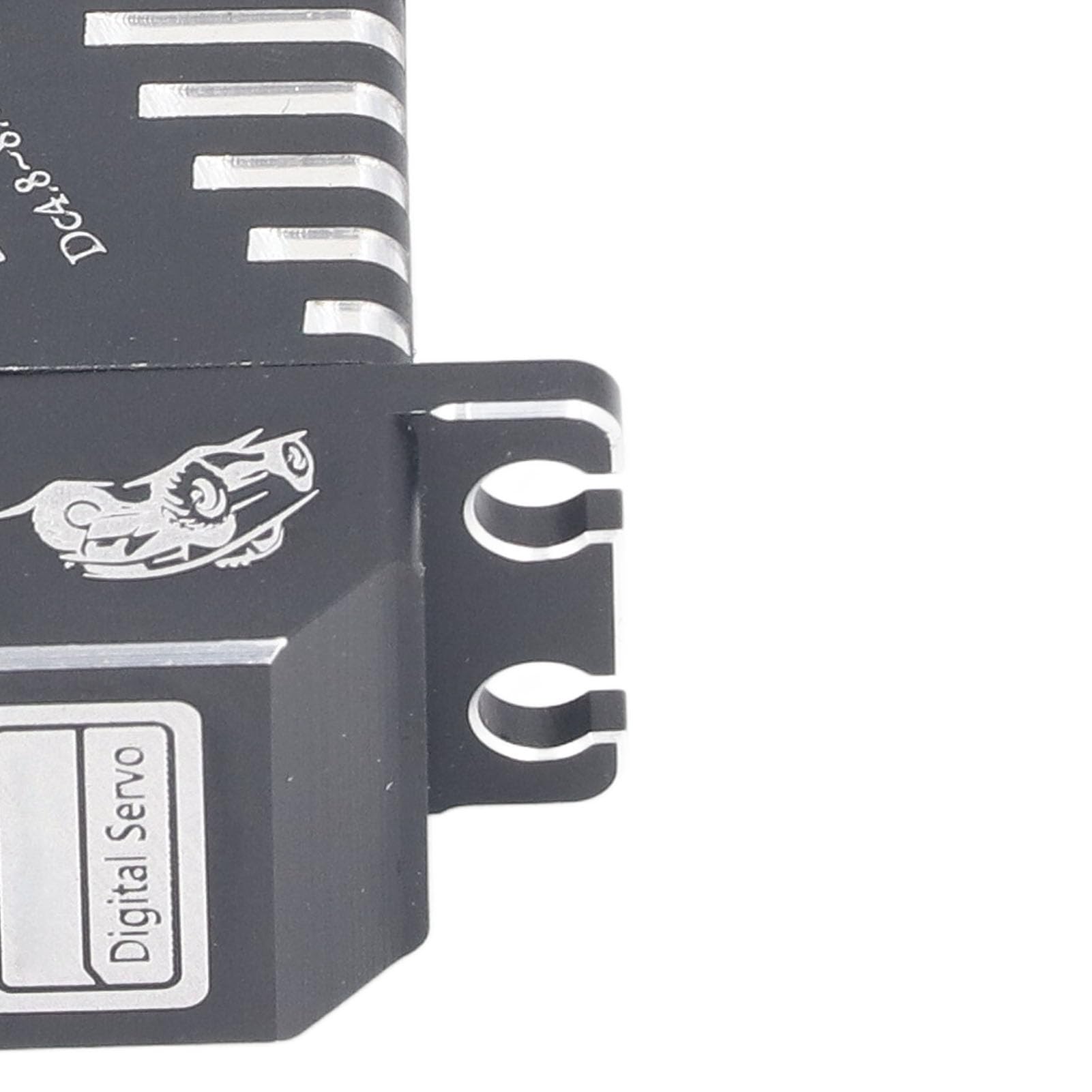 Cryfokt Servo de Dirección Digital, Servo sin Escobillas con Engranaje Metálico Completo a Prueba de Agua de 75 Kg con Brazo de 25T, Juego de Digital RC para Coche RC 1/10,